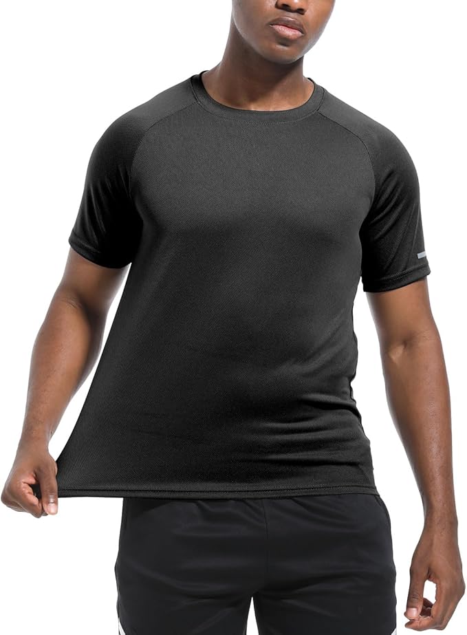 Boyzn 1, 3, 5 or 7 Pack Men's Workout Running Shirts, Dry Fit Moisture Wicking T-Shirt, Gym Athletic Short Sleeve Tee Shirts-StrideForce Fitness
