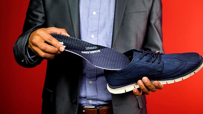 10 Seconds Stabilizer Insole, Medium Corrective Arch, Soft Support, Designed for Instability and Low-Profile Footwear, Deep Heel Cup, Anti Odor and Blister Topper (M 9.5/10.5, W12)-StrideForce Fitness