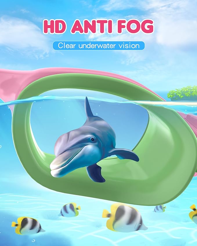 Kids Swim Goggles,Swimming Goggles for Kids 6-14, Anti-Fog UV Protection Pool Glasses for Boys Girls-StrideForce Fitness