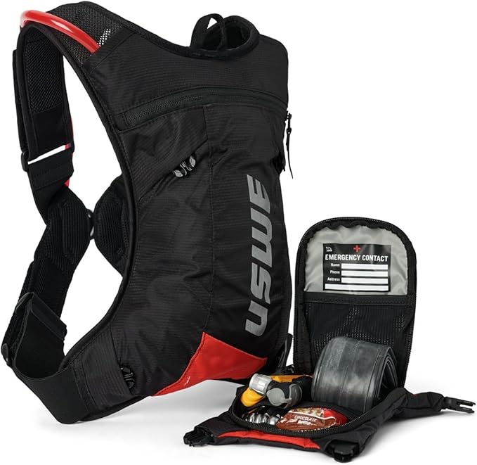 USWE MTB Hydro Hydration Pack with Hydration Bladder - Hydration Backpack for Cycling, Mountain Biking, E-MTB and Gravel Riding, Backpack with Water Bladder-StrideForce Fitness