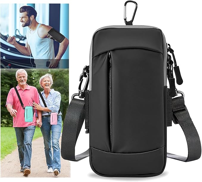 Phone Holder Arm Bands for Running Armband Small Crossbody Bags for Women Kids,iPhone 15 14 13 12 11 Pro Max Xs Xr X 6 7 8 Plus SE Mini Galaxy Ultra Edge S24 S23 Note-StrideForce Fitness