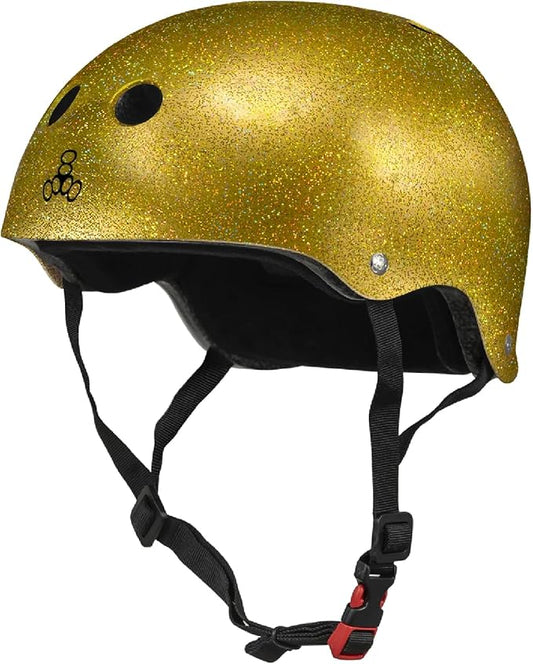 Triple Eight Certified Sweatsaver Helmet for Skateboarding, BMX, Roller Derby, Roller Skating, Inline Skating, Scooter and Bike-StrideForce Fitness