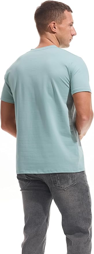 VEIISAR Premium V Neck T Shirts for Men - Modern Fitted Tees Vneck Undershirts-StrideForce Fitness