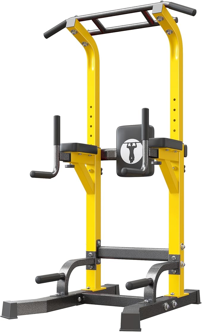 SogesHome Adjustable Pull Up Bar & Dip Station, Heavy Duty 500LB Capacity Multifunctional Home Gym Fitness Equipment for Strength Training, Push Up Stand for Arm, Back, Core & Full Body Workout-StrideForce Fitness