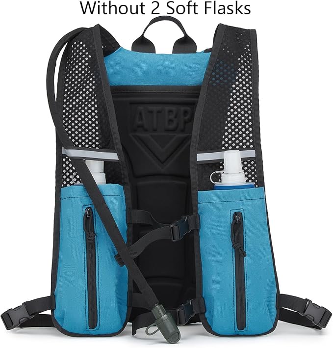 ATBP Running Hydration Vest Pack Tactical 3L Water Bladder Backpack Bag for Cycling Marathon Hiking Daypack Men & Women-StrideForce Fitness