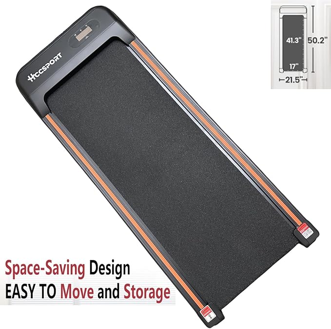 Foldable Treadmill with Incline Treadmill with Home Removable Desk Workstation 3.0 HP 3 in 1 Folding Small Compact Walking Treadmills 300 Lbs Capacity for Home Office-StrideForce Fitness