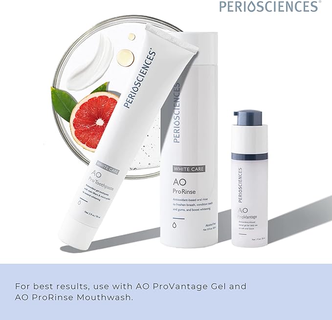 PerioSciences AO Pro Post Whitening Toothpaste with Nano Hydroxyapatite, Remineralizing, 3 fl oz / 90ml