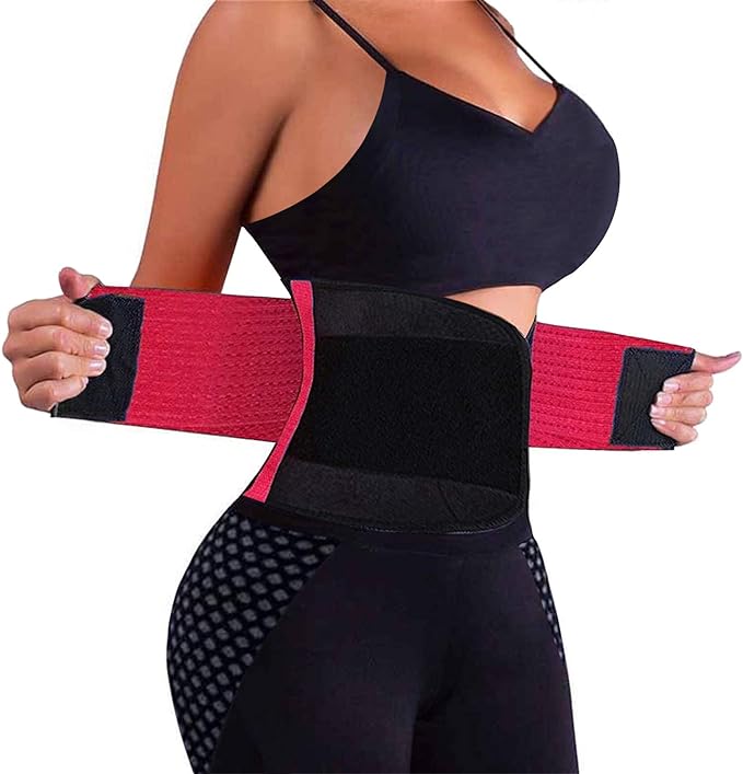 VENUZOR Waist Trainer Belt for Women - Waist Cincher Trimmer - Slimming Body Shaper Belt - Sport Girdle Belt (UP Graded)-StrideForce Fitness
