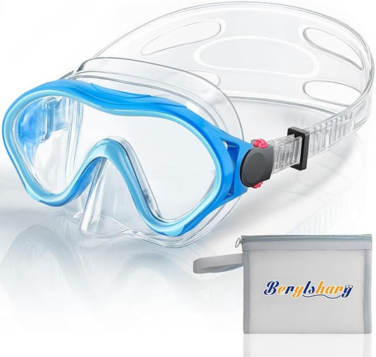 Kids Swim Goggles with Nose Cover -Diving Mask Leak-Proof Design for Boys Girls Ages 5-15 | Anti-Fog & UV Protection Swimming Glasses-StrideForce Fitness