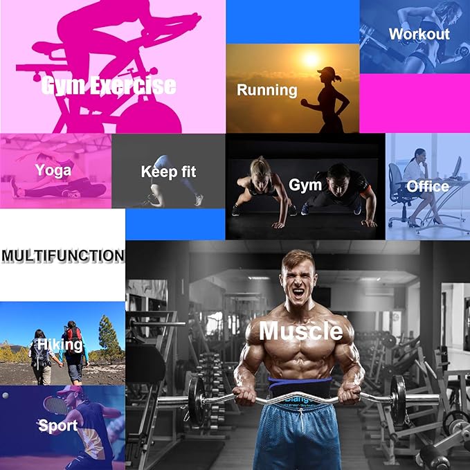 Biange Waist Trainer for Women Men Sweat Belt Waist Trimmer Belly Band Stomach Wraps-StrideForce Fitness