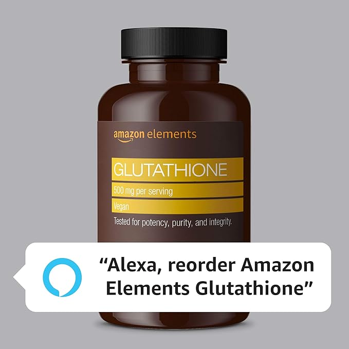 Amazon Elements Glutathione 500mg 60 Capsules-StrideForce Fitness