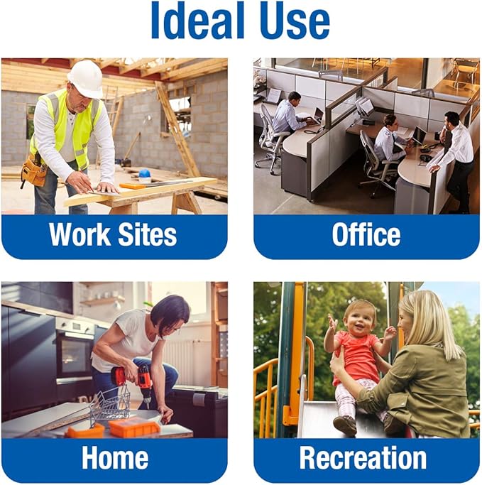 24/7 First Aid OSHA Compliant First aid Kit, All-Purpose 100-Person Emergency First Aid Kit for Business, Home, and Car in Plastic Case with Easy-Slide Latches, 336 Pieces-StrideForce Fitness