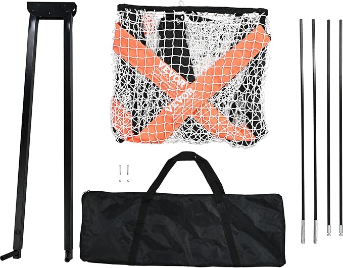 VEVOR Portable Lacrosse Goal - Complete Training Accessory Set with Extended Coverage for Youth and Adults-StrideForce Fitness