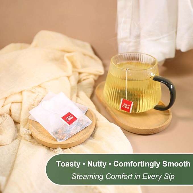 TEARELAE - Genmaicha Tea, 40 Count - Genmaicha Green Tea with Roasted Rice - Smooth Flavor - Non-GMO - Low Caffeine-StrideForce Fitness