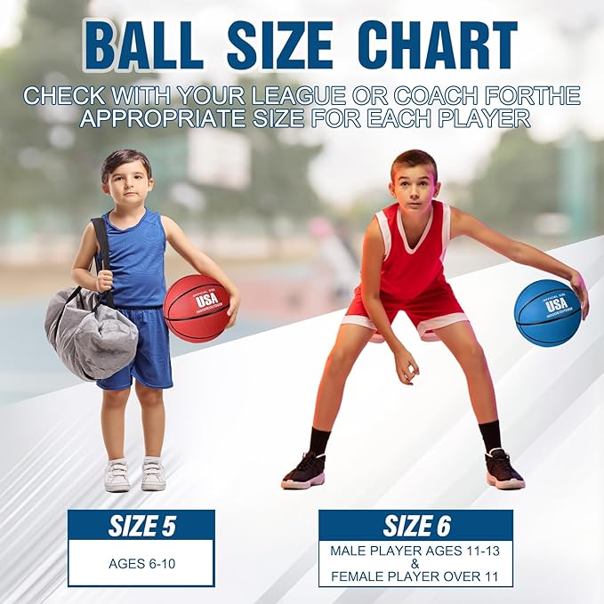 Libima 24 Pcs Rubber Basketballs Bulk with Pump Official Size Multicolor Basket Balls Youth Streetballs Set for Adult Boys Girls Gifts Indoor Outdoor Training Practice-StrideForce Fitness