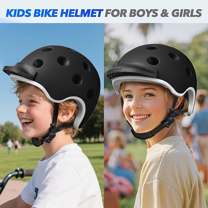 Kids Bike Helmet for 5-8-14 Kids Skateboard Helmet Boys Girls Child Youth Adjustable Lightweight Ventilation and Multi-Sports Scooter Cycling Roller Balance Bike-StrideForce Fitness