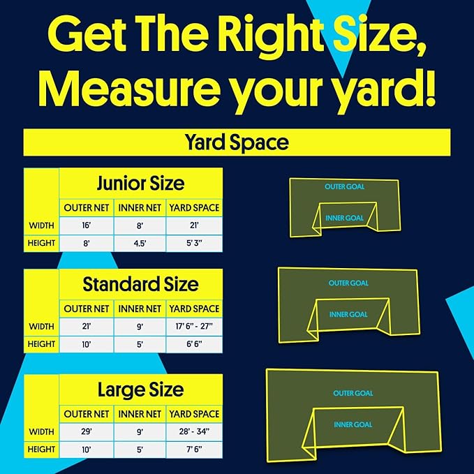 3-in-1 Soccer Training Rebounder & Goal Backstop Net - Soccer Goal for Volley, Passing, Solo Training - Outdoor Sports, Backyard Games-StrideForce Fitness