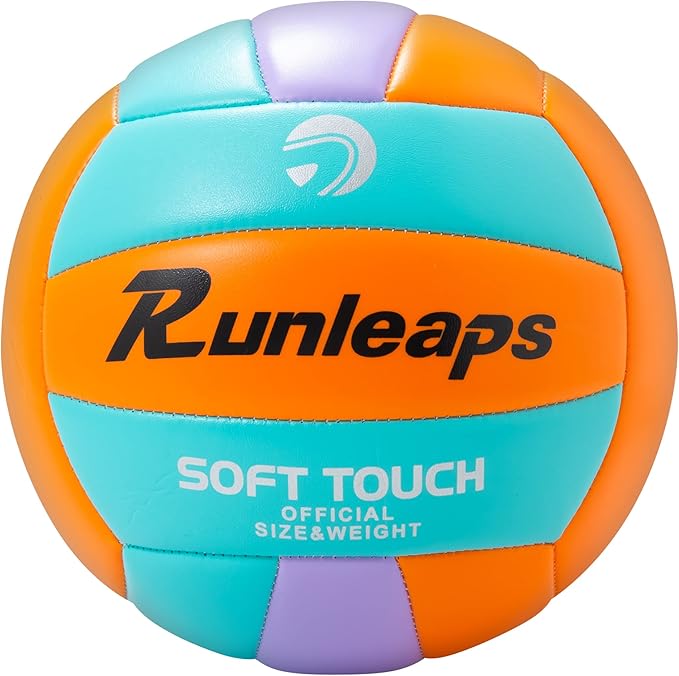 Beach Volleyball Official Size 5 Soft Waterproof Volleyball Sand Sports PU Ball for Indoor, Outdoor, Pool, Gym, Training-StrideForce Fitness