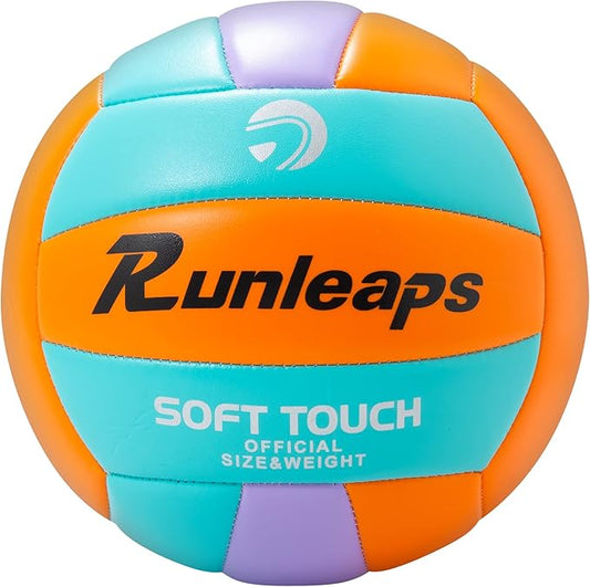 Beach Volleyball Official Size 5 Soft Waterproof Volleyball Sand Sports PU Ball for Indoor, Outdoor, Pool, Gym, Training-StrideForce Fitness