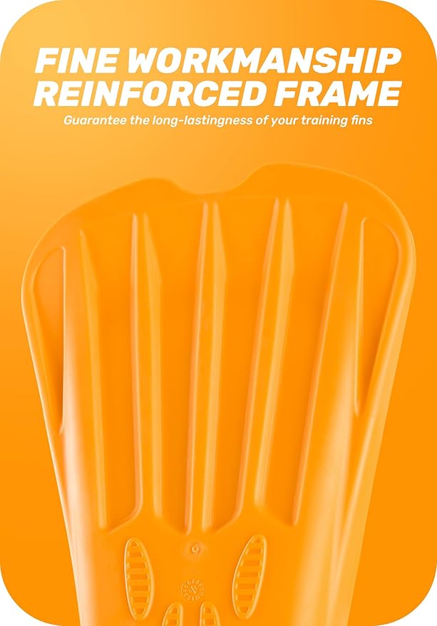 CAPAS Swim Training Fins Comfortable Silicone Lap Swimming Short Blade Floating Flippers with Mesh Bag for Adult Men Women Build Leg Strength-StrideForce Fitness