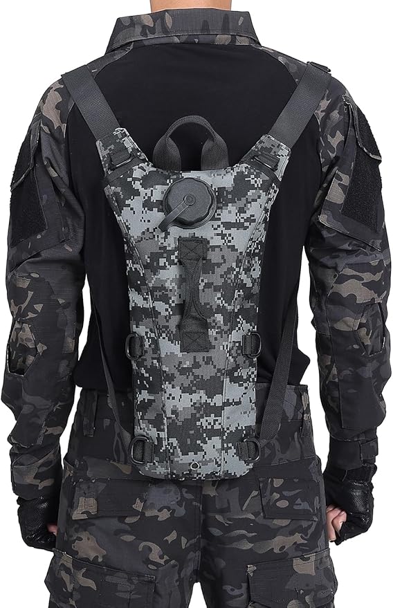 ATBP Tactical Water Hydration Pack Military 3L Water Bladder Carrier Backpack Leakproof for Running Jogging Cycling Hiking-StrideForce Fitness