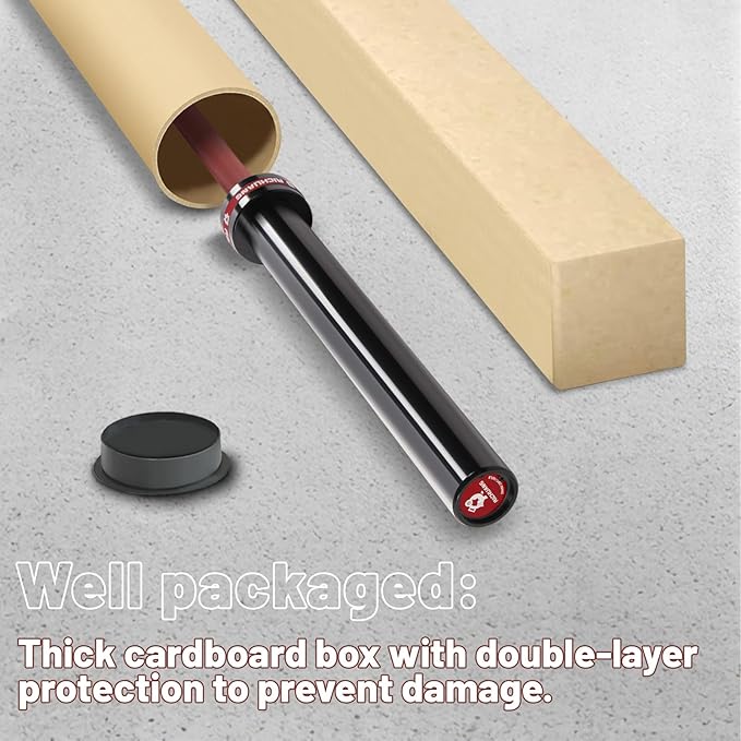 Olympic Barbell 45lb (20kg) - 7ft Bearing Spin Bar for Weightlifting and Strength Training,Ceramic Coating,500 LBS Capacity,28mm High Whip,Fits 2" Plates,for Home Gym-StrideForce Fitness