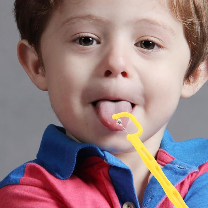 DOITOOL Oral Muscle Trainer: 4Pcs Tongue Thrust Corrector Tongue Exerciser, Kids Tongue Tip Lateralization Elevation Tools Tongue Muscle Exerciser for Kids Oral Motor