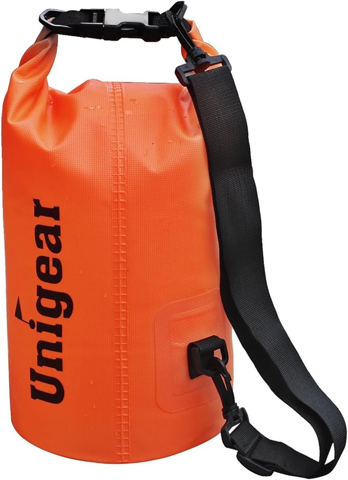 Unigear Dry Bag Waterproof, 2L/5L/10L/20L/30L/40L Floating and Lightweight Bags for Kayaking, Boating, Fishing, Swimming and Camping with Waterproof Phone Case-StrideForce Fitness