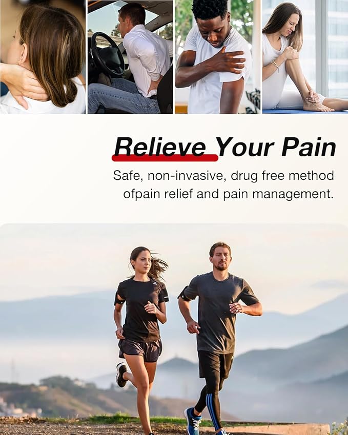 TENS Unit Muscle Stimulator for Pain Relief Therapy–Dual Channel 24 Modes TENS Machine&EMS Muscle Stimulator,Upgraded Large Screen Portable Muscle Stimulator for Back,Shoulder,& Neck Pain with 10 Pads-StrideForce Fitness