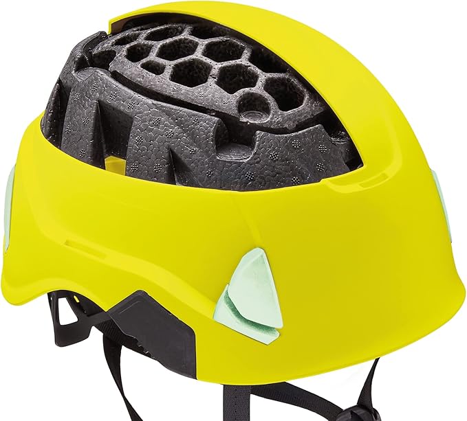 PETZL, Strato Vent Hi-Viz Helmet, Yellow-StrideForce Fitness