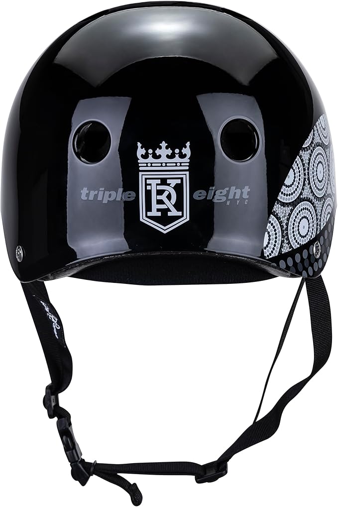 Triple Eight Certified Sweatsaver Helmet for Skateboarding, BMX, Roller Derby, Roller Skating, Inline Skating, Scooter and Bike-StrideForce Fitness