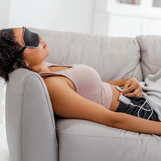 Pixie Period Pain Relief Device - Best PMS Relief Simulator with TENS Technology - Thinnest Wearable Tens Unit - Unnoticable Under Clothes - Menstrual Cramp Comfort - Alternative to Heating Pads