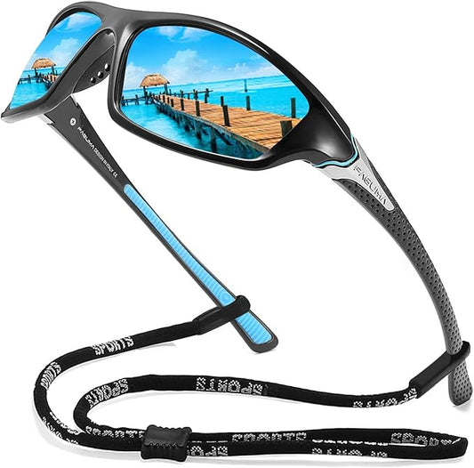FAGUMA Sports Polarized Sunglasses For Men Cycling Driving Fishing UV400 Protection-StrideForce Fitness