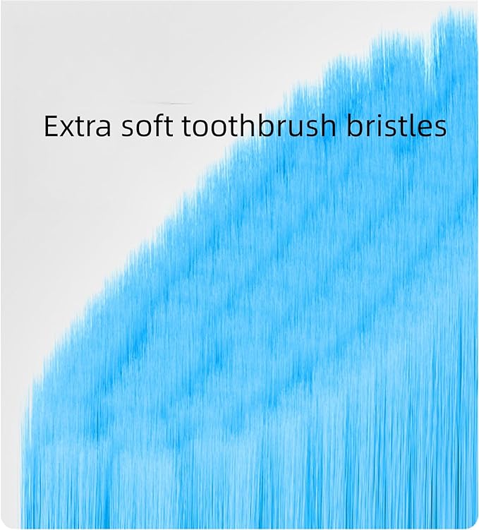 Extra Soft toothbrushes for Adults，Suitable for Sensitive Teeth and People with periodontal Disease,Big and Long Toothbrush Head. 4 Count (Pack of 1)