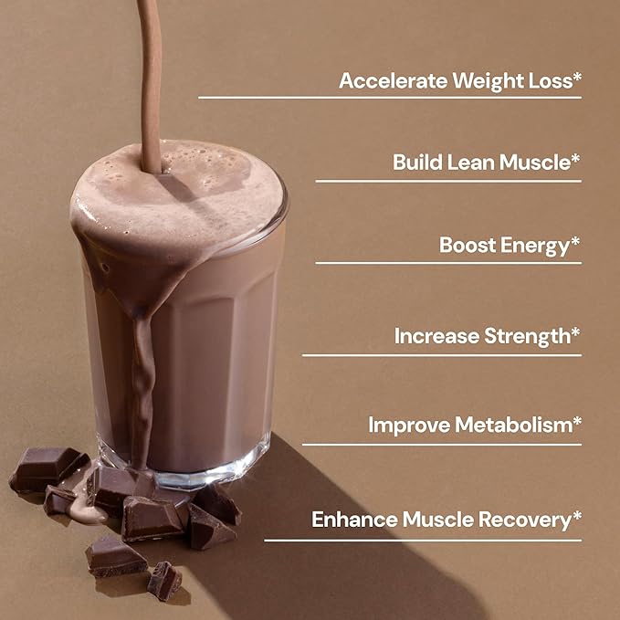 Novex Biotech TripleShred Protein - Pre-Stacked Protein - Increase Energy and Focus - Build Muscle - Chocolate Fudge, 20 svgs-StrideForce Fitness