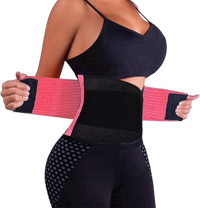 VENUZOR Waist Trainer Belt for Women - Waist Cincher Trimmer - Slimming Body Shaper Belt - Sport Girdle Belt (UP Graded)-StrideForce Fitness