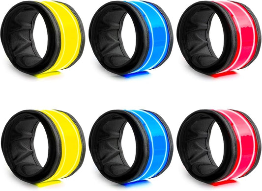 LOBKIN Safety Bracelets, LED Slap Armband Kids Walking at Night Safe LED Light Wrist Light Reflective Belt, Magic Band Running Lights for Runners-StrideForce Fitness