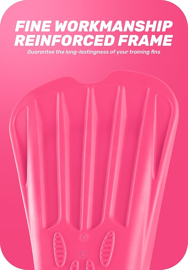 CAPAS Swim Training Fins Comfortable Silicone Lap Swimming Short Blade Floating Flippers with Mesh Bag for Adult Men Women Build Leg Strength-StrideForce Fitness