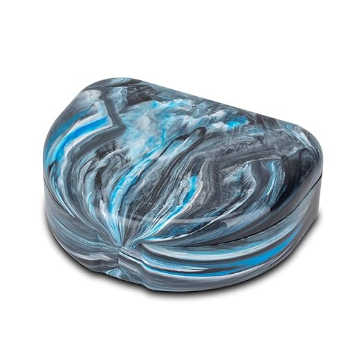 Designer Marbled Retainer Cases, Assorted Colors, 24 Pack