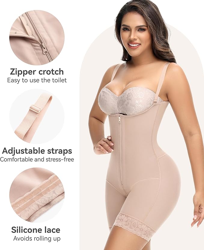M MYODRESS fajas colombianas moldeadoras shapewear tummy control body shaper stage 2 compression garment-StrideForce Fitness