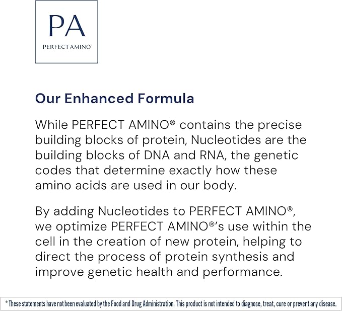 BodyHealth PerfectAmino Powder - BCAA and EAA Powder for Pre and Post Workout - Amino Acid Energy Drink for Men and Women to Support Lean Muscle and Recovery - Unflavored - 60 Servings-StrideForce Fitness
