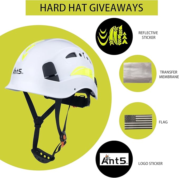 Hard Hat Safety Helmet Construction Industrial Head Protection ANSI Z89.1 CE EN397-StrideForce Fitness