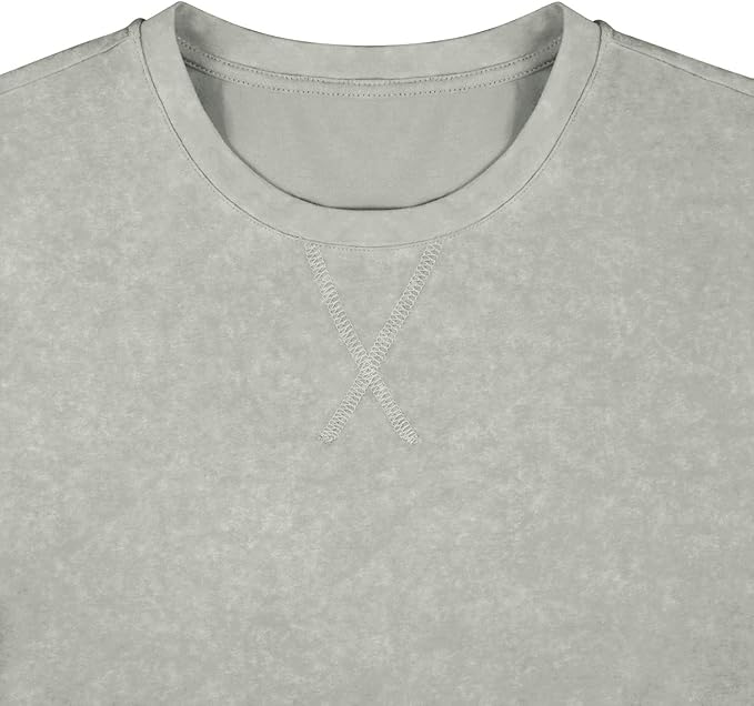 LOGEEYAR Men's Athletic Washed T-Shirts Basic Crew Neck Tees Tops Causal Distressed Cotton T Shirts for Men-StrideForce Fitness