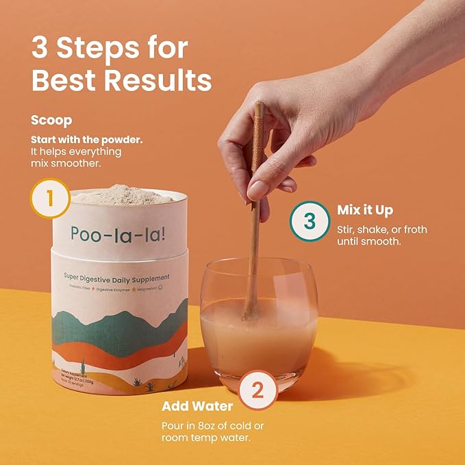 Nighttime Prebiotic Fiber Powder with Digestive Enzymes & Magnesium Glycinate for Sleep | Gut Health Supplement for Women & Men - Digestion Support, Bloating Relief - Citrus, 7 Servings-StrideForce Fitness