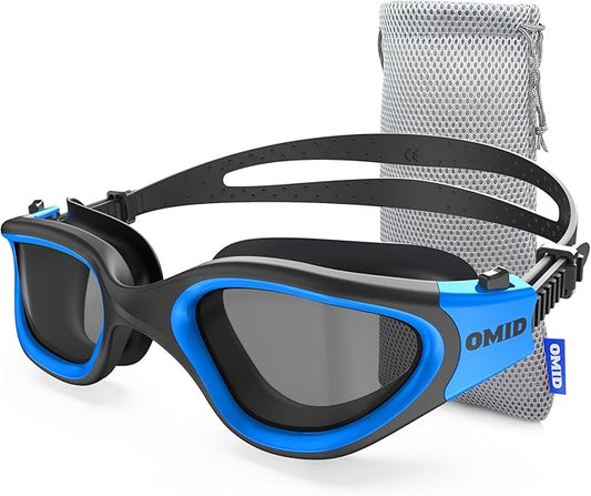 OMID Swim Goggles, P2 Polarized Swimming Goggles for Men Anti-fog Goggles Swimming for Adult Women-StrideForce Fitness