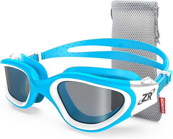ZIONOR G1 Polarized Swimming Goggles for Unisex Adult Women Anti Fog 100% Anti UV Diving Goggles-StrideForce Fitness