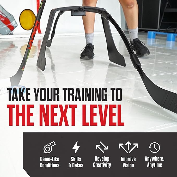 Snipers Edge Hockey - Hockey Attack Triangle - Lightweight and Durable - Works Great for On and Off Ice Training.-StrideForce Fitness