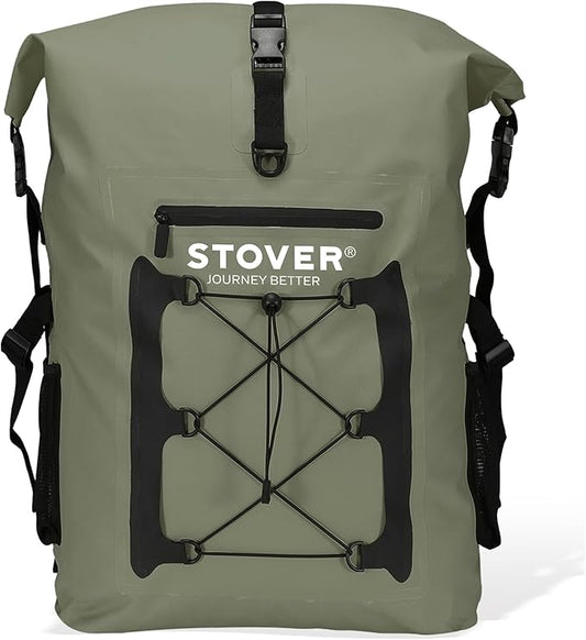 STOVER 5/10/25/30/40/55L Waterproof Backpack- Floating Dry Bag for Kayaking, Travel, Beach, Hiking, & Camping, Men/Women-StrideForce Fitness
