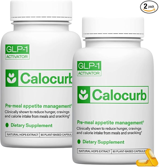 Calorie Control Supplement 6X Natural GLP-1 Activator, Official & Patented Amarasate Formula, Plant Based GLP1 Supplement, Manages Appetite, Hunger & Cravings, 1 Month Average Supply, 180 Count-StrideForce Fitness