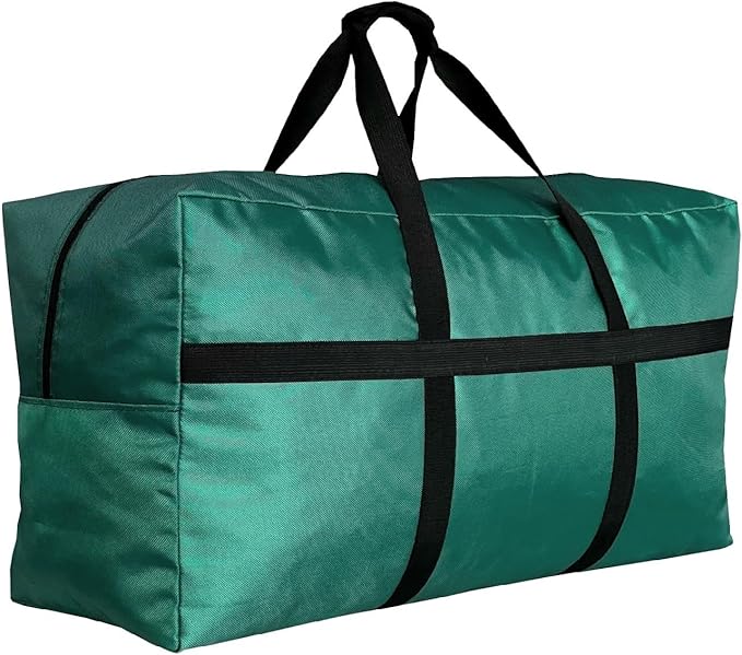 Extra Large Duffle Bag for Travel, Big Foldable Storage Bag - Green-StrideForce Fitness